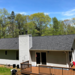 Residential shingled roof