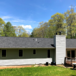 Residential shingled roof